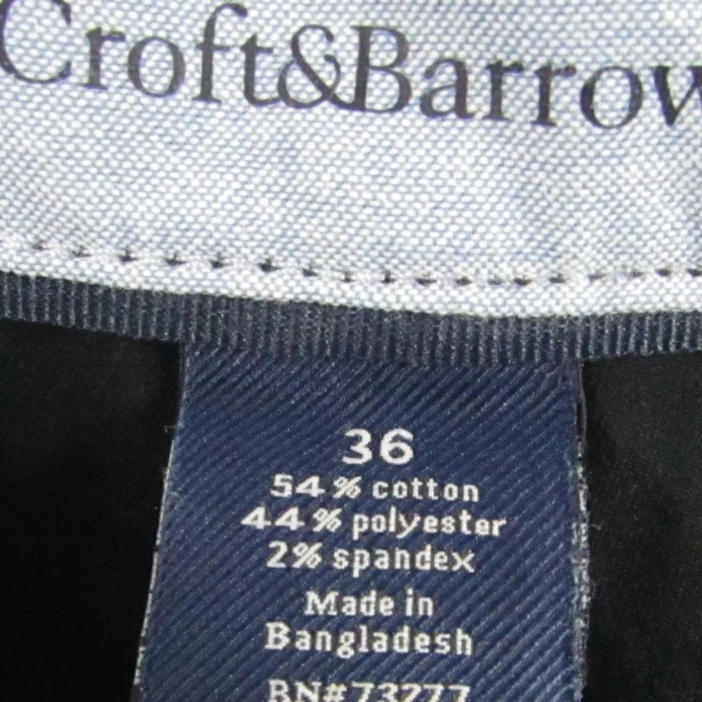 Men's | NWT's | Croft & Barrow | 36 | Blue | Golf/Dress Shorts - Picture 2 of 3